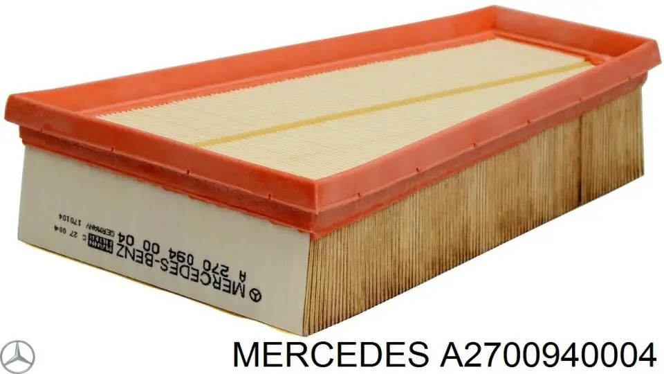 Елемент повітряного фільтра Mercedes A2700940004 ціна, від 56.38 USD