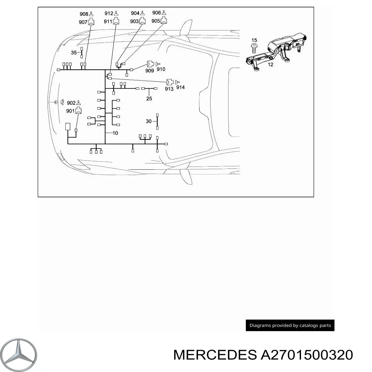 A2701500320 Mercedes 