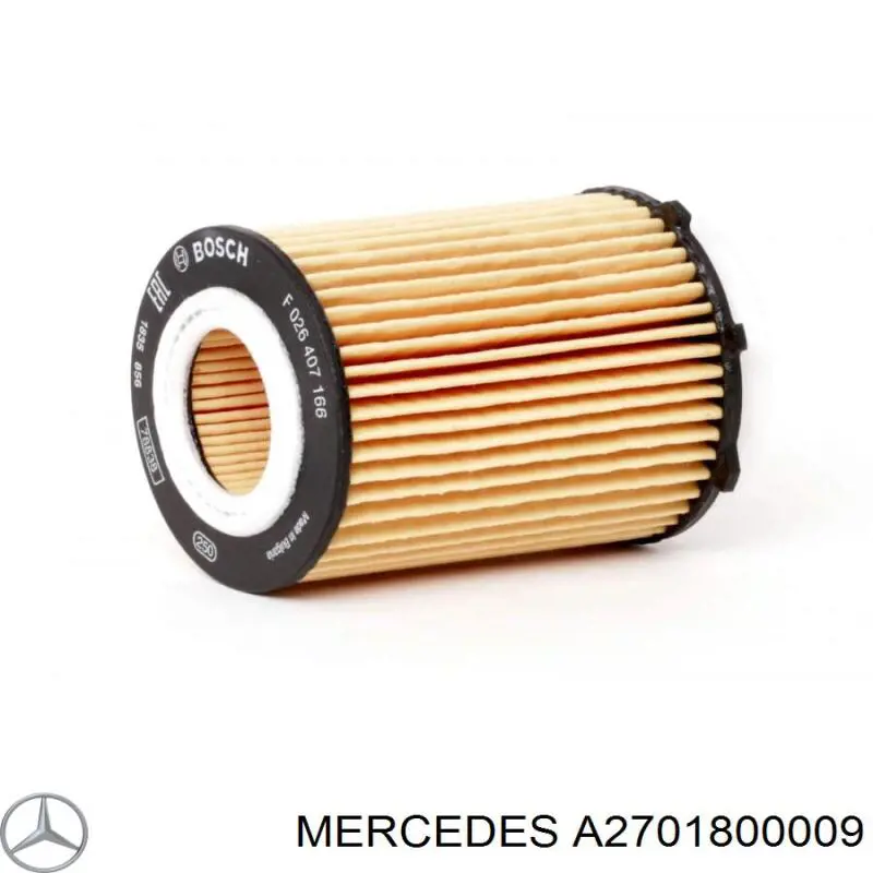 A2701800009 Mercedes фільтр масляний