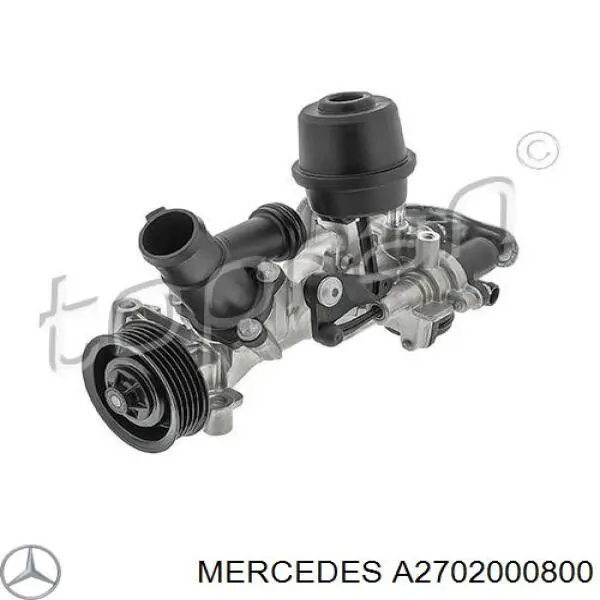 Помпа водяна, (насос) охолодження A2702000800 Mercedes