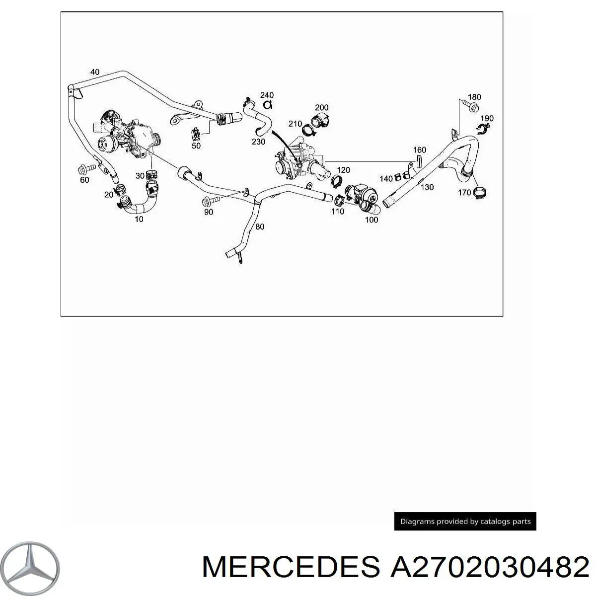 Купити A2702030482 Mercedes 