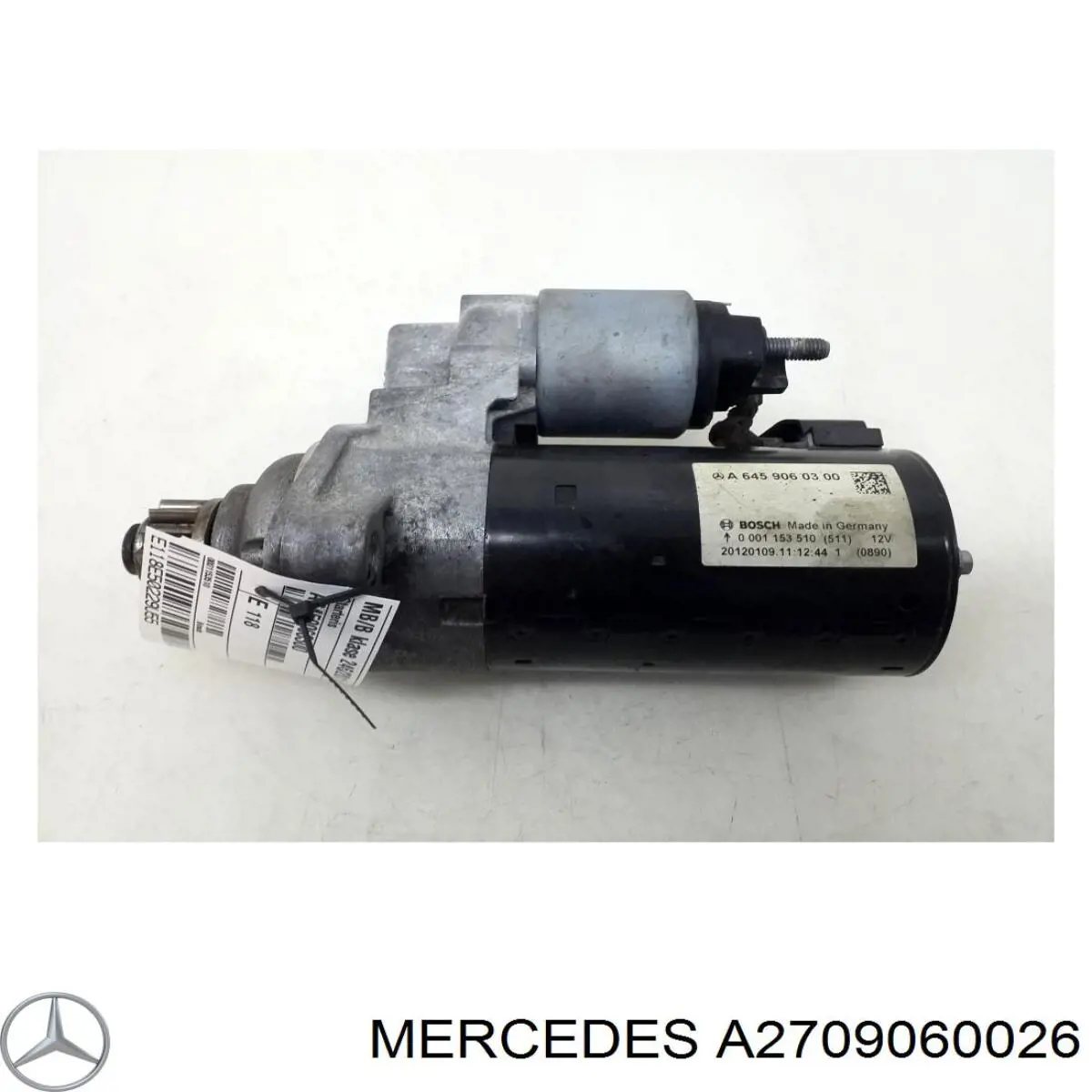 Стартер A2709060026 Mercedes