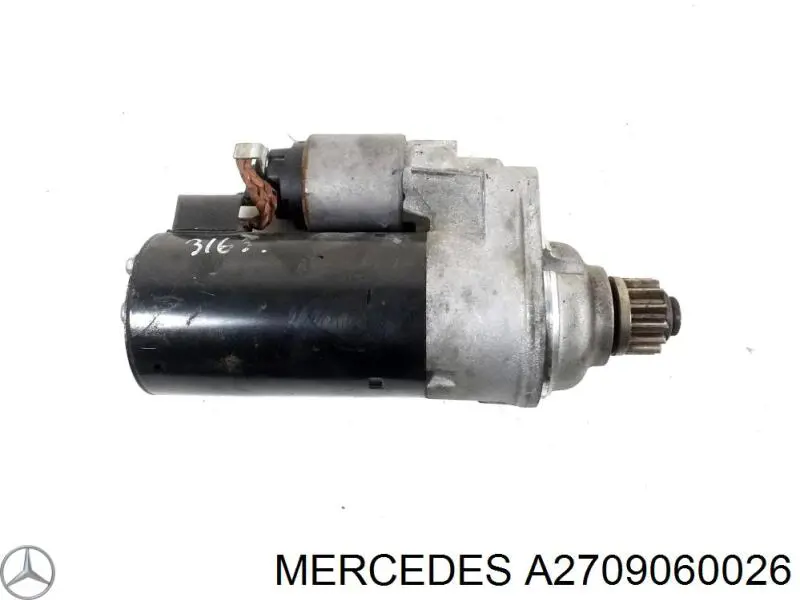 Стартер автомобільний Mercedes A2709060026