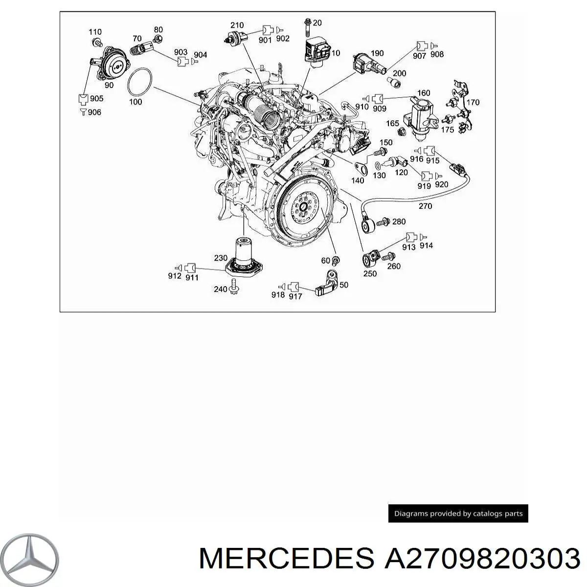  A2709820000 Mercedes