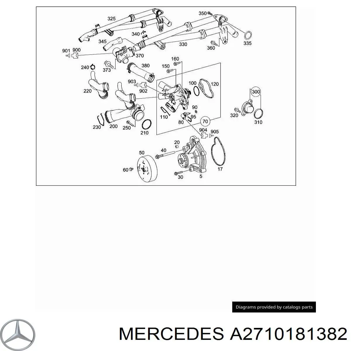  Mercedes A2710181382 ціна, від 9.52 USD
