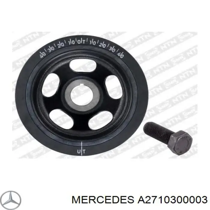 Купити A2710300003 Mercedes Шків колінчастого вала