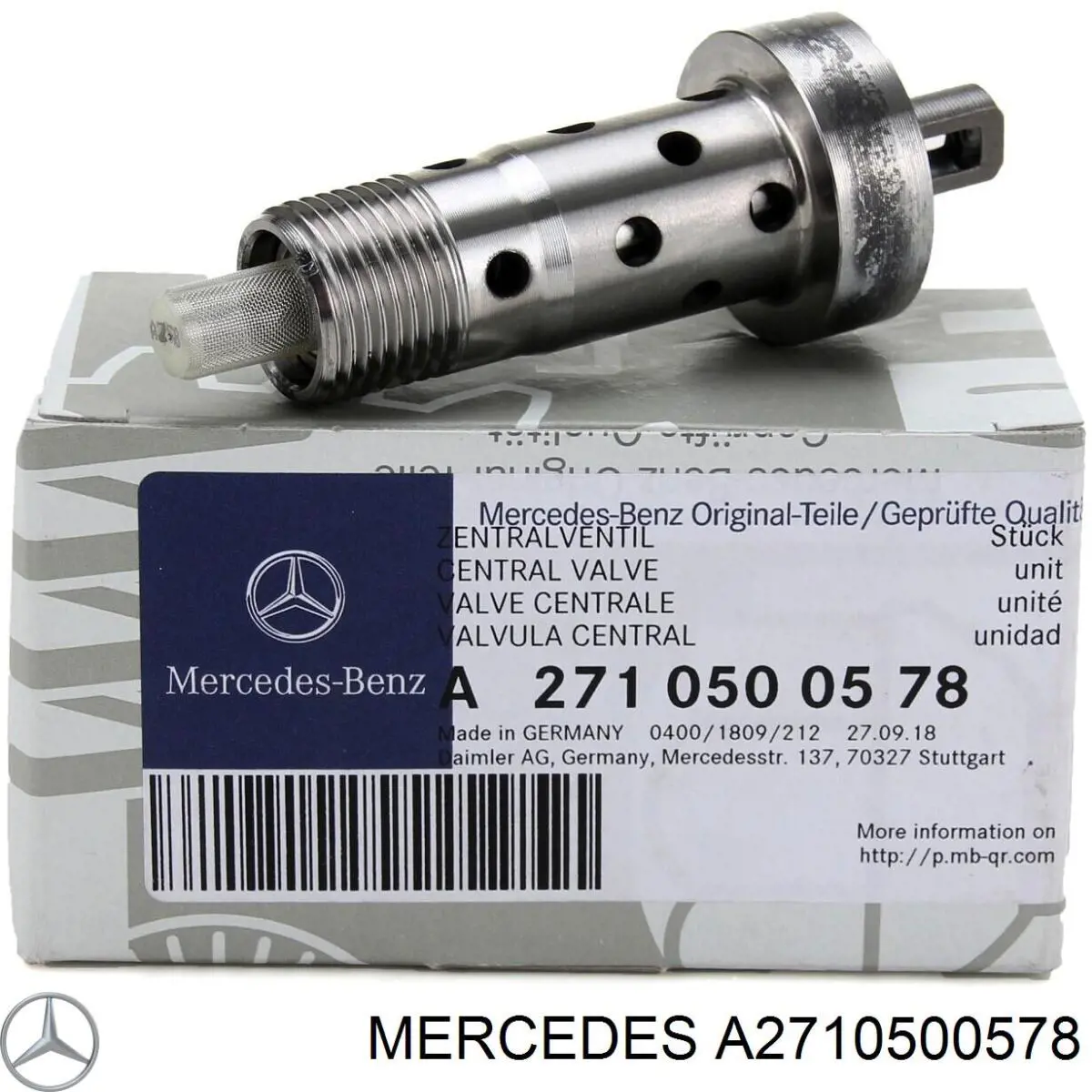 A2710500578 Mercedes клапан електромагнітний положення (фаз розподільного валу)