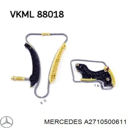 Натягувач ланцюга ГРМ Mercedes A2710500611 ціна, від 56.89 USD