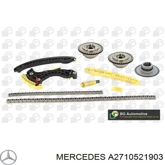 A2710521903 Mercedes зірка-шестерня приводу коленвалу двигуна