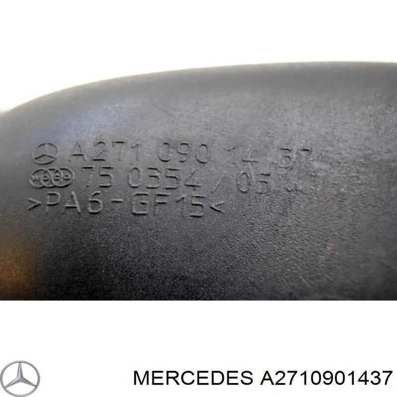 A2710901437 Mercedes Трубка, що нагнітається