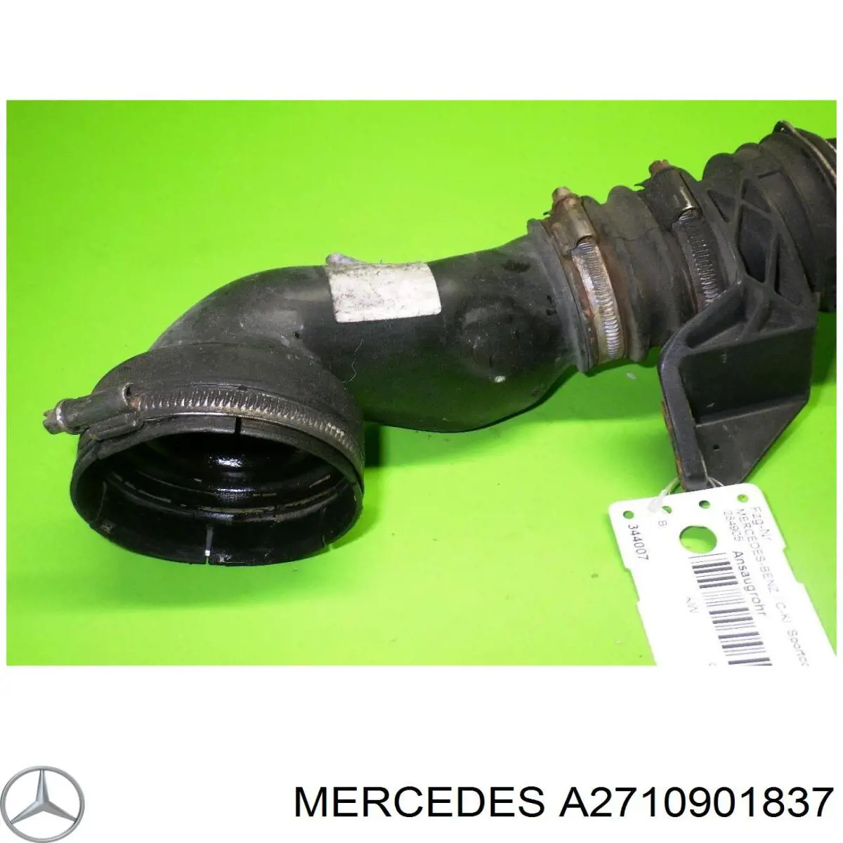 Шланг/патрубок інтеркуллера Mercedes A2710901837 ціна, від 11.25 USD