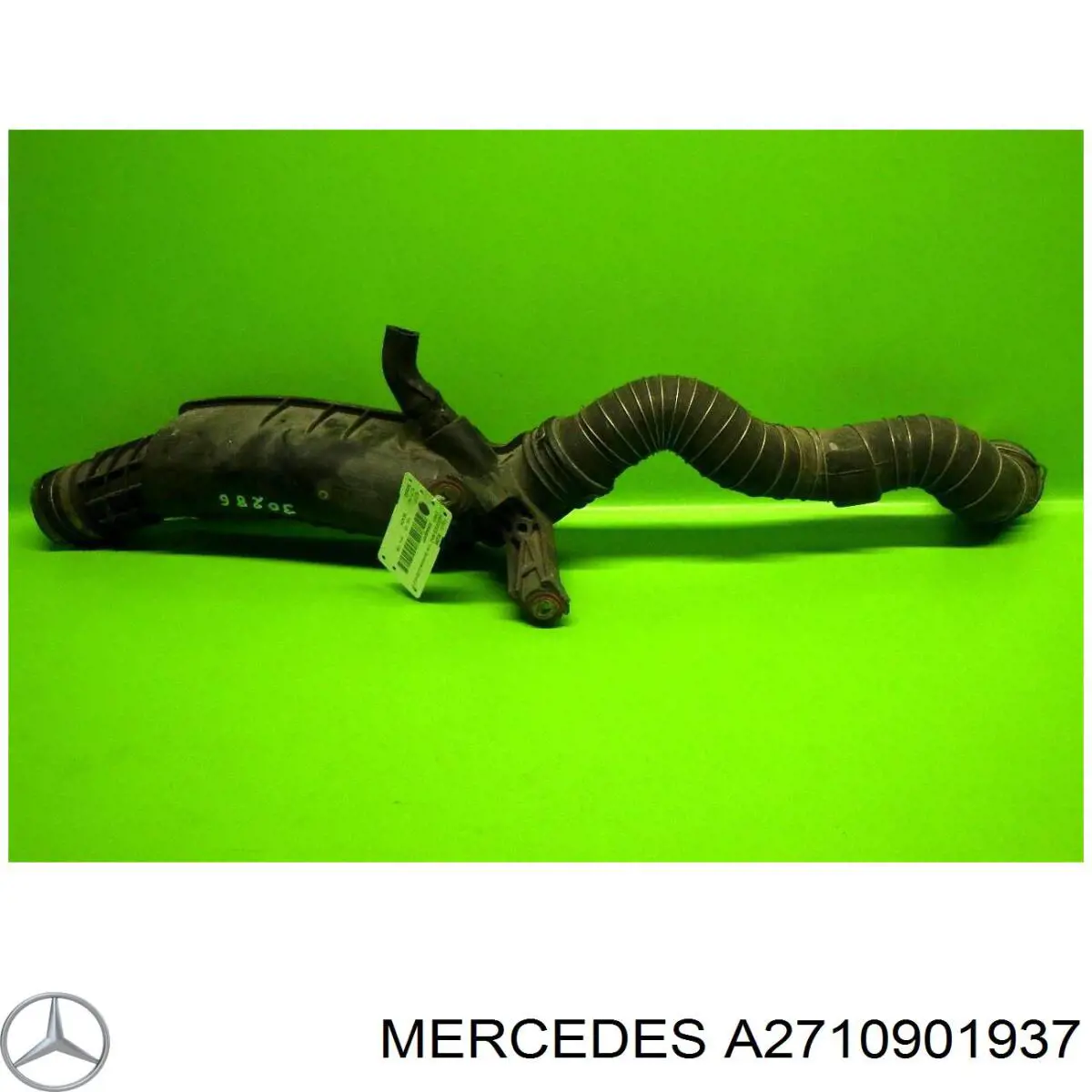 Патрубок повітряний, вихід з турбіни (наддув) Mercedes A2710901937
