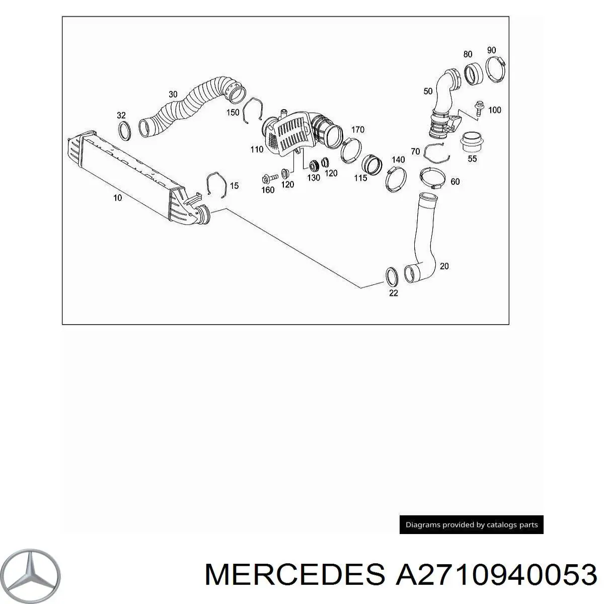  Mercedes A2710940053 ціна, від 0.53 USD
