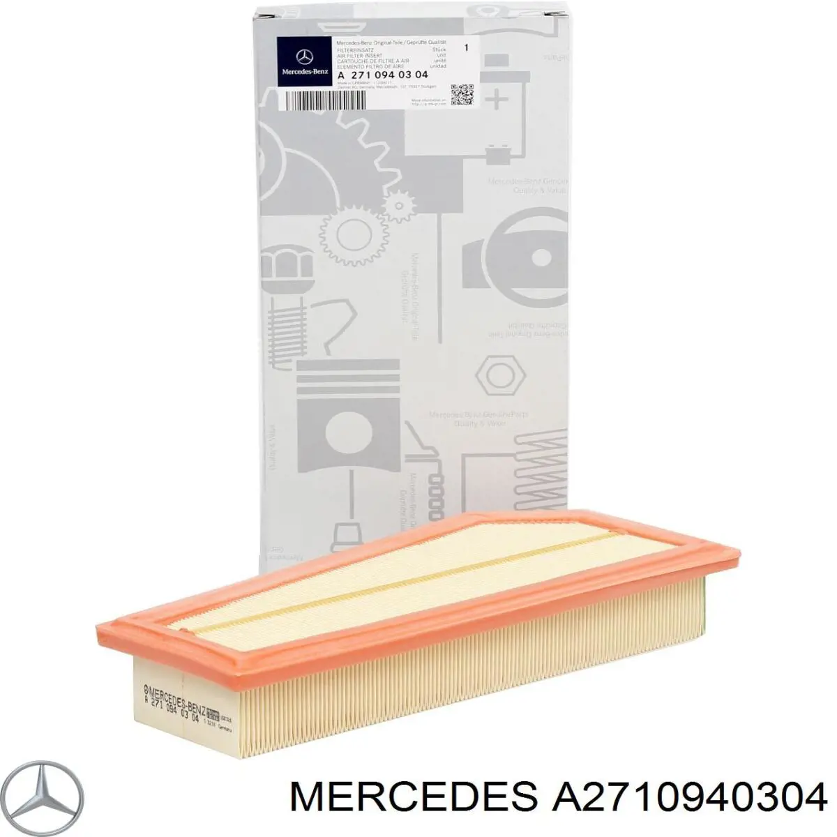 Купити A2710940304 Mercedes Автомобільний фільтр повітря