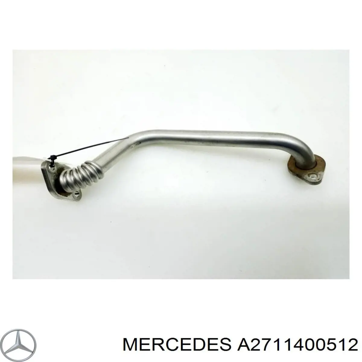 A2711400512 Mercedes Патрубок радіатора системи рециркуляції ОГ