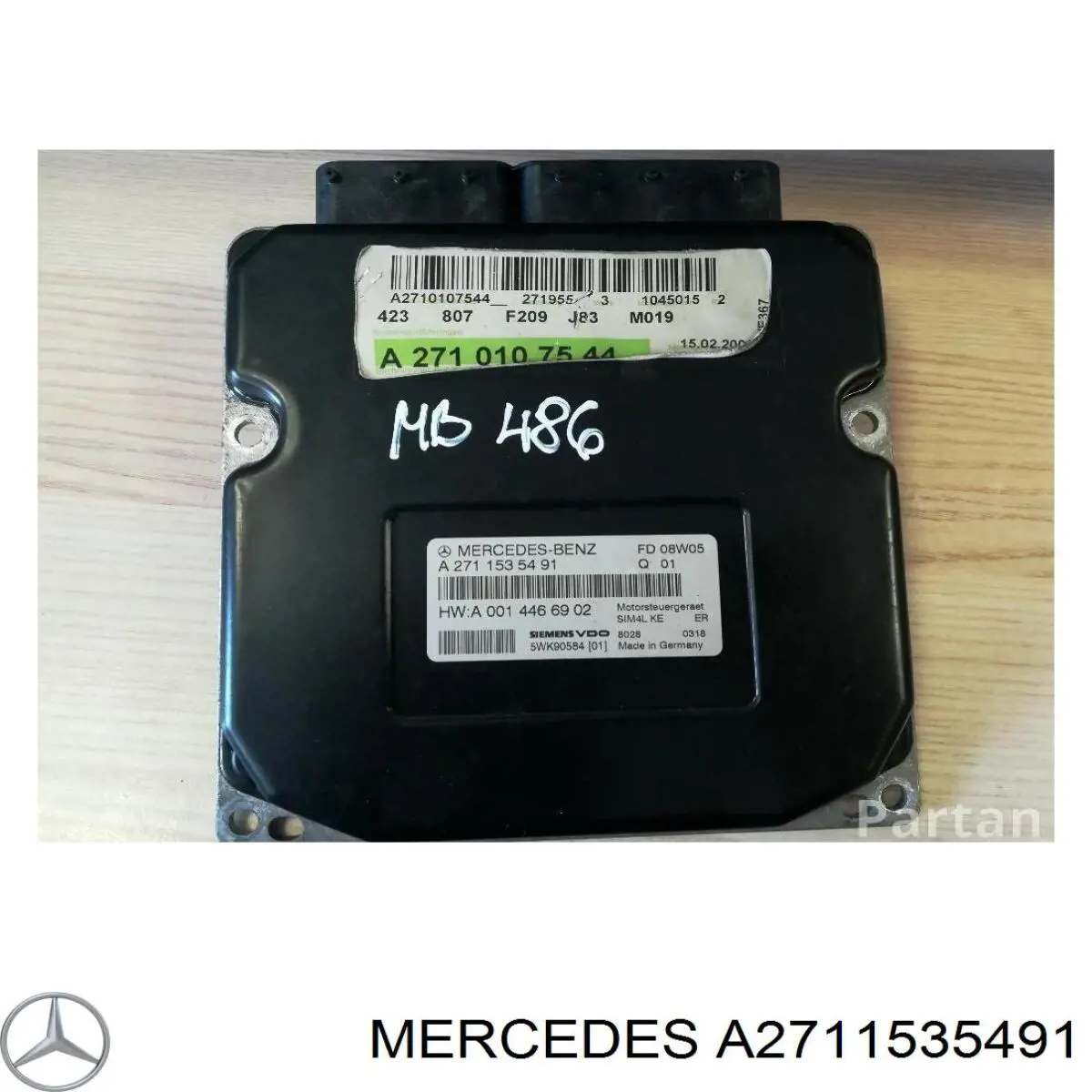  Mercedes A2711536491 ціна, від 68.57 USD