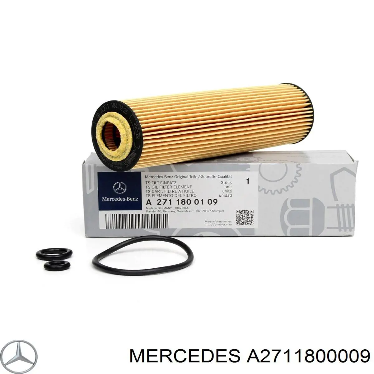 A2711800009 Mercedes фільтр масляний