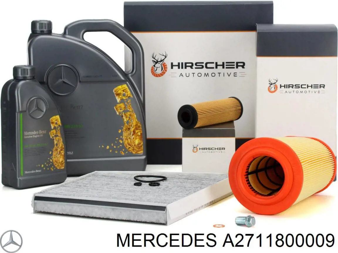 Масляний фільтр A2711800009 Mercedes