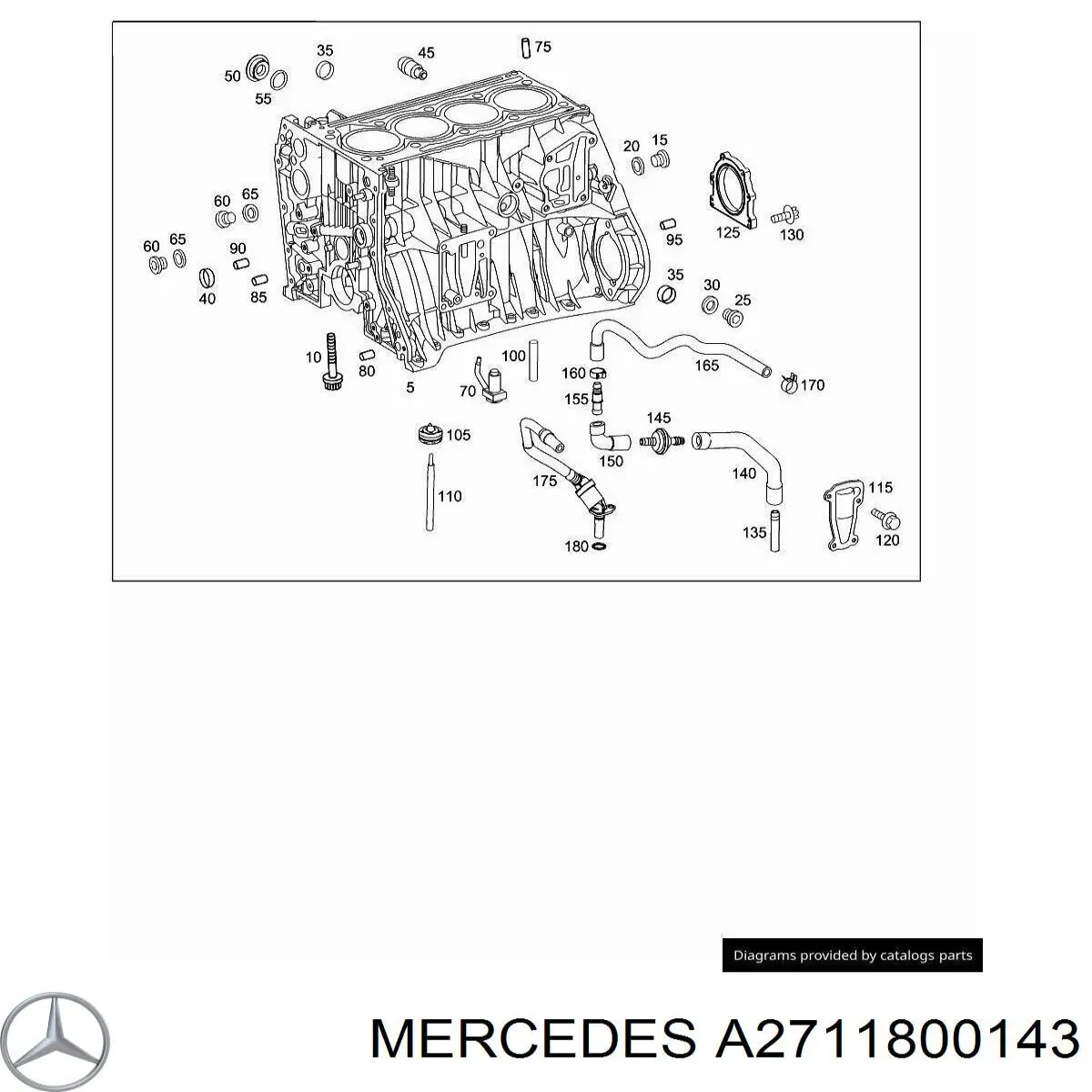 A2711800143 Mercedes 