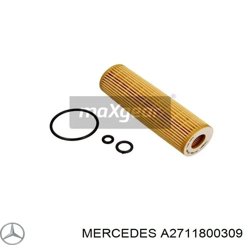 Масляний фільтр двигуна Mercedes A2711800309 ціна, від 9.80 USD