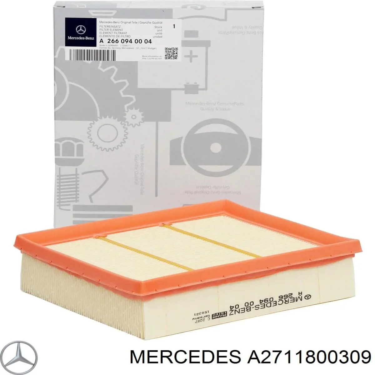Фільтр масляний Mercedes A2711800309
