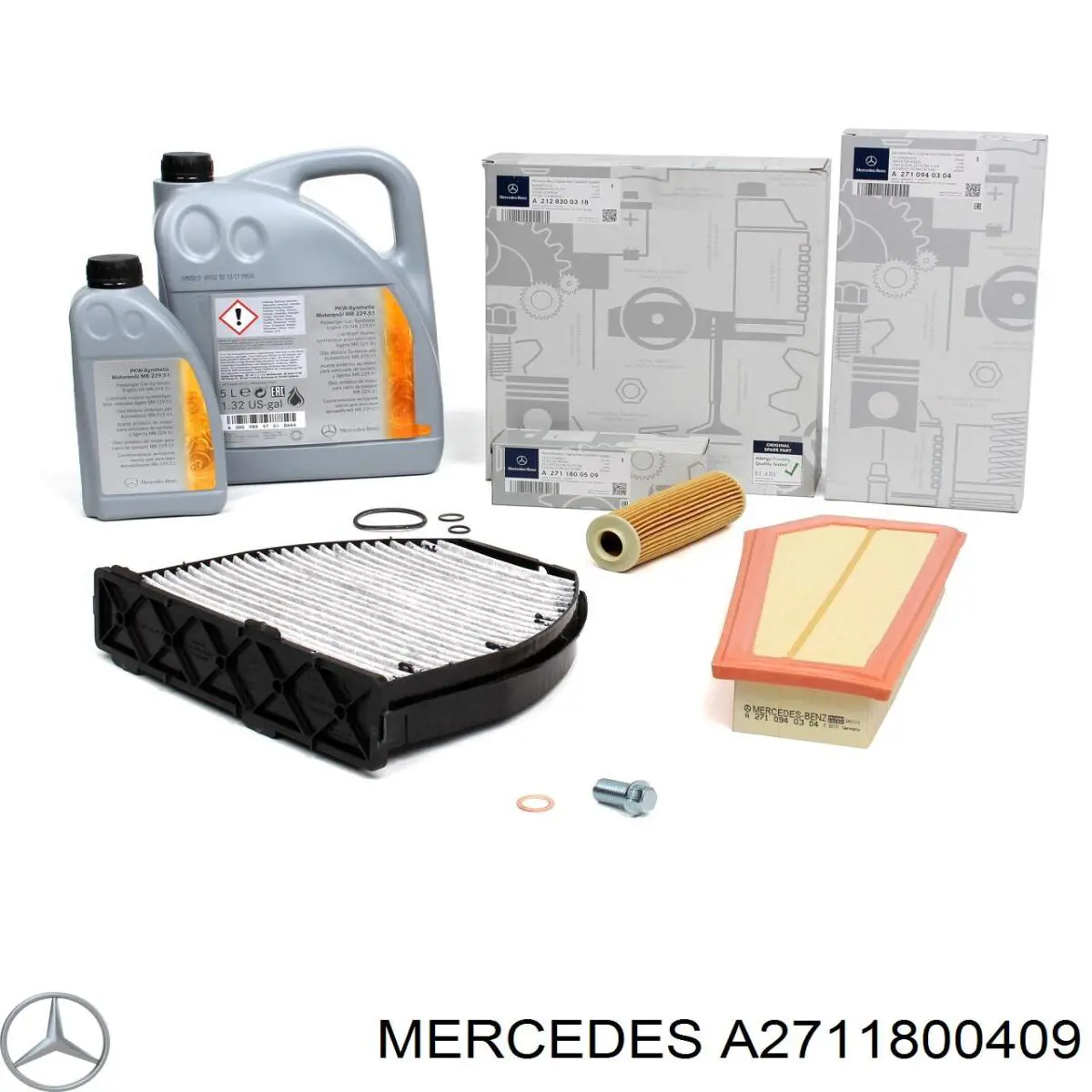 Купити A2711800409 Mercedes Фільтр очищення масла відцентровий