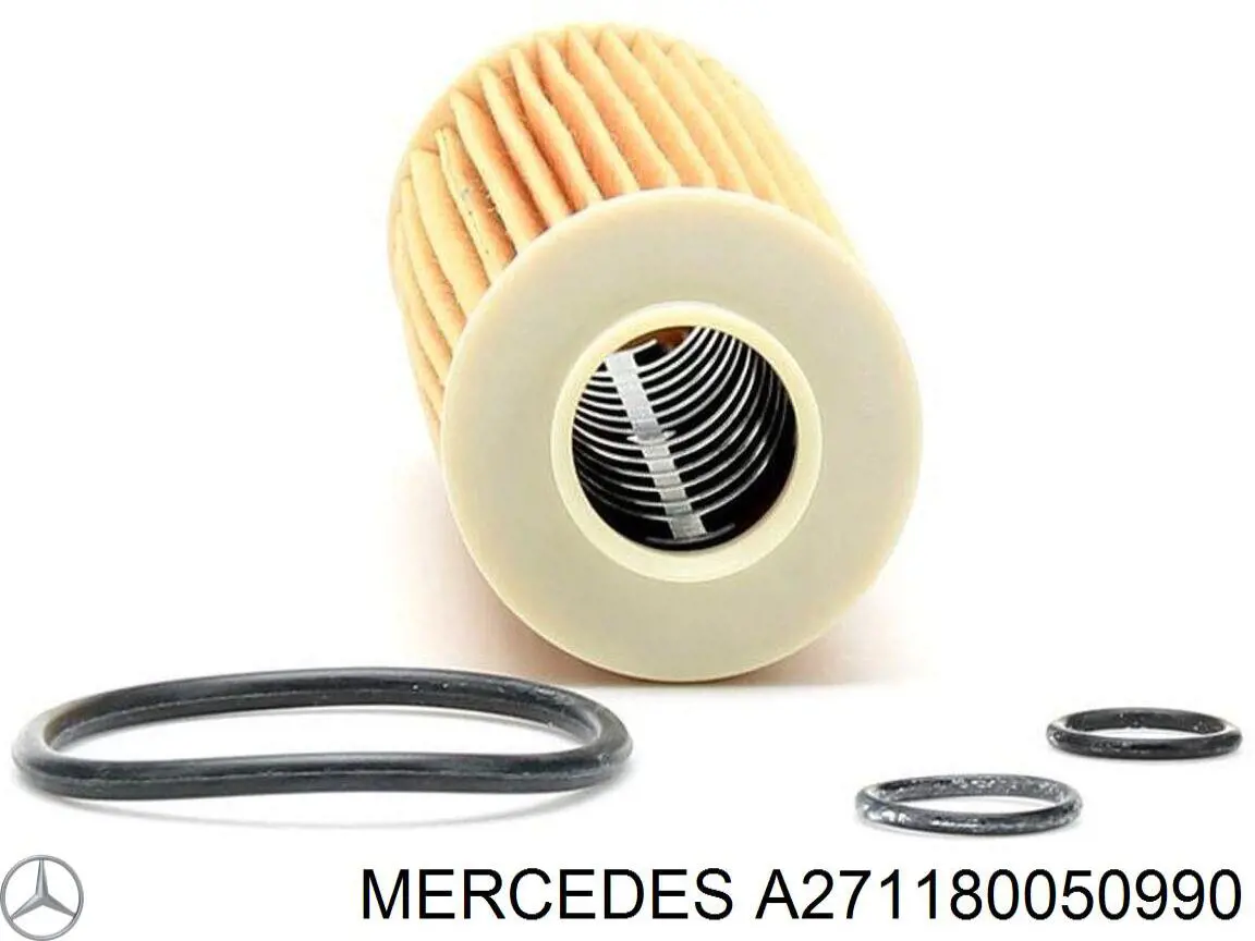 Масляний фільтр двигуна Mercedes A271180050990 ціна, від 12.69 USD