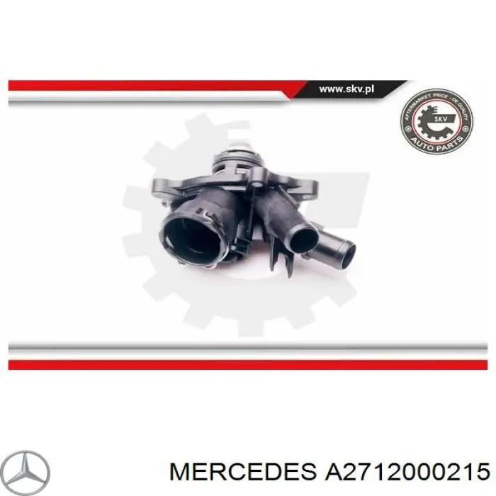 Автомобільний термостат Mercedes A2712000215 ціна, від 52.82 USD