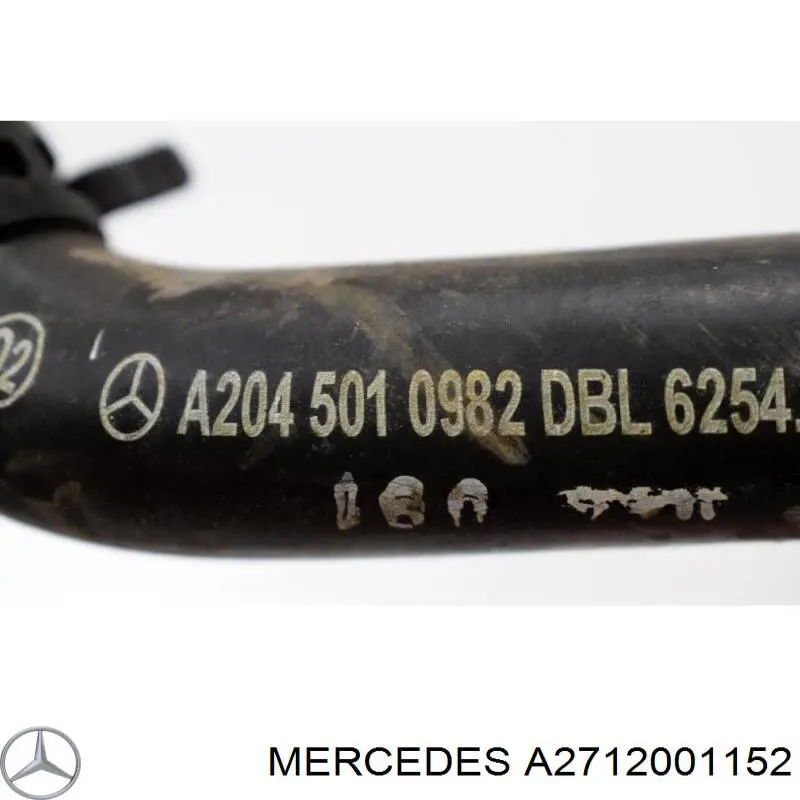 A2712001152 Mercedes шланг/патрубок системи охолодження
