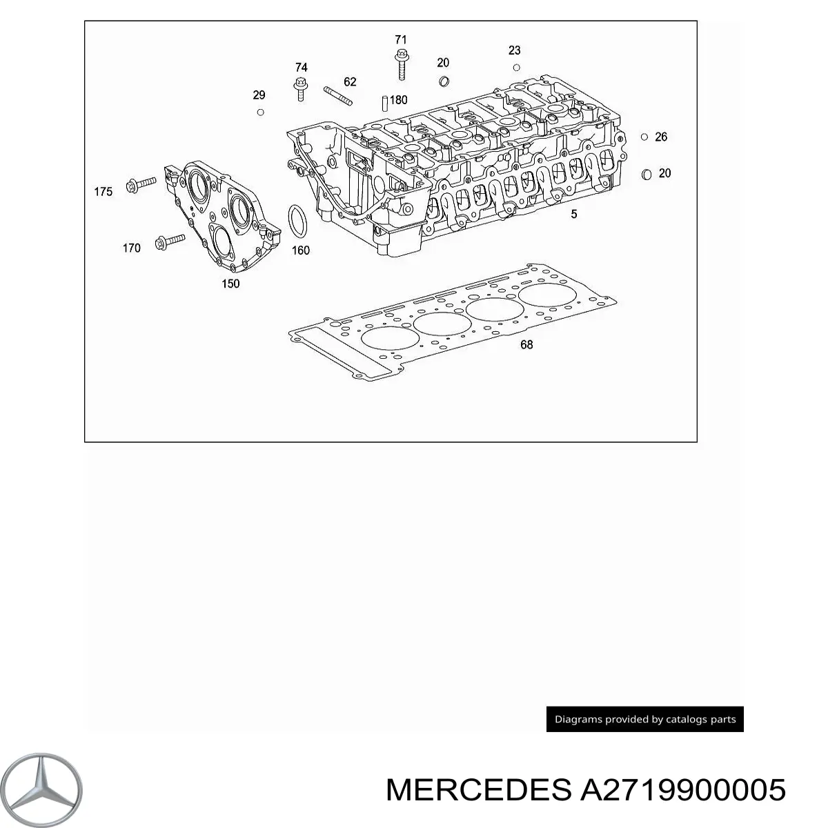A2719900005 Mercedes 