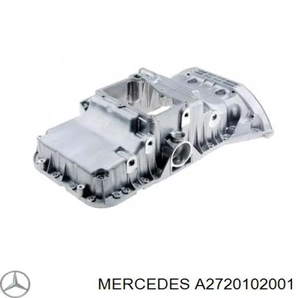 Купити A2720102001 Mercedes Піддон масляний картера двигуна, верхня частина