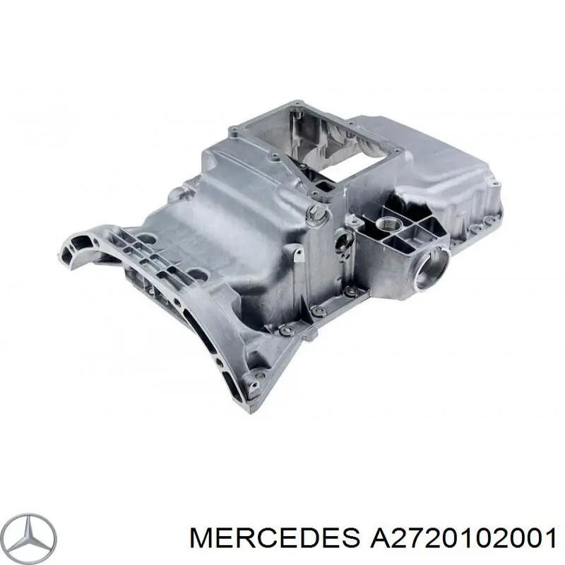 A2720102001 Mercedes Піддон масляний картера двигуна, верхня частина