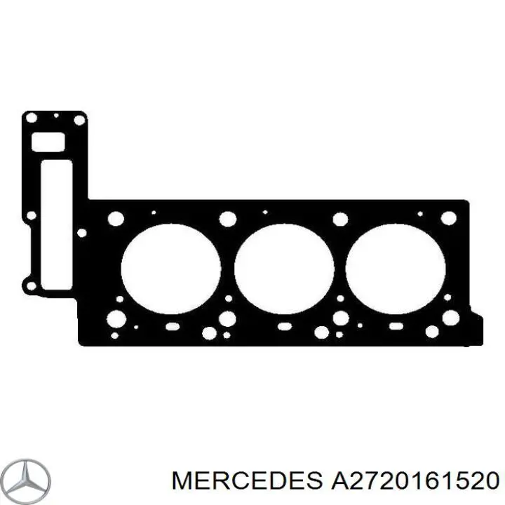 A2720161520 Mercedes прокладка головки блока циліндрів (гбц, ліва)