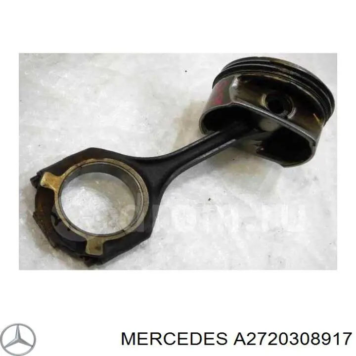 A2720308917 Mercedes поршень в комплекті на 1 циліндр, std
