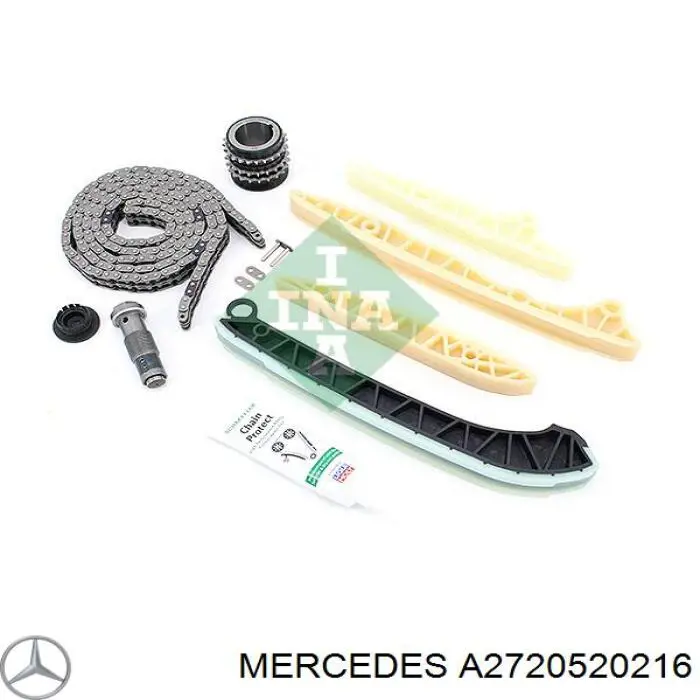 A2720520216 Mercedes заспокоювач ланцюга грм, внутрішній правий