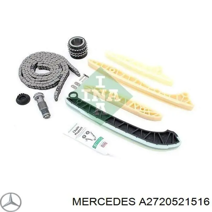 A2720521516 Mercedes заспокоювач ланцюга грм, верхній лівий гбц