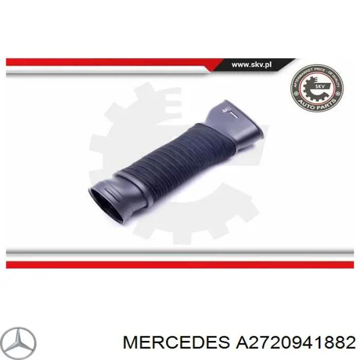 Повітрозабірник повітряного фільтра Mercedes A2720941882 ціна, від 42.04 USD