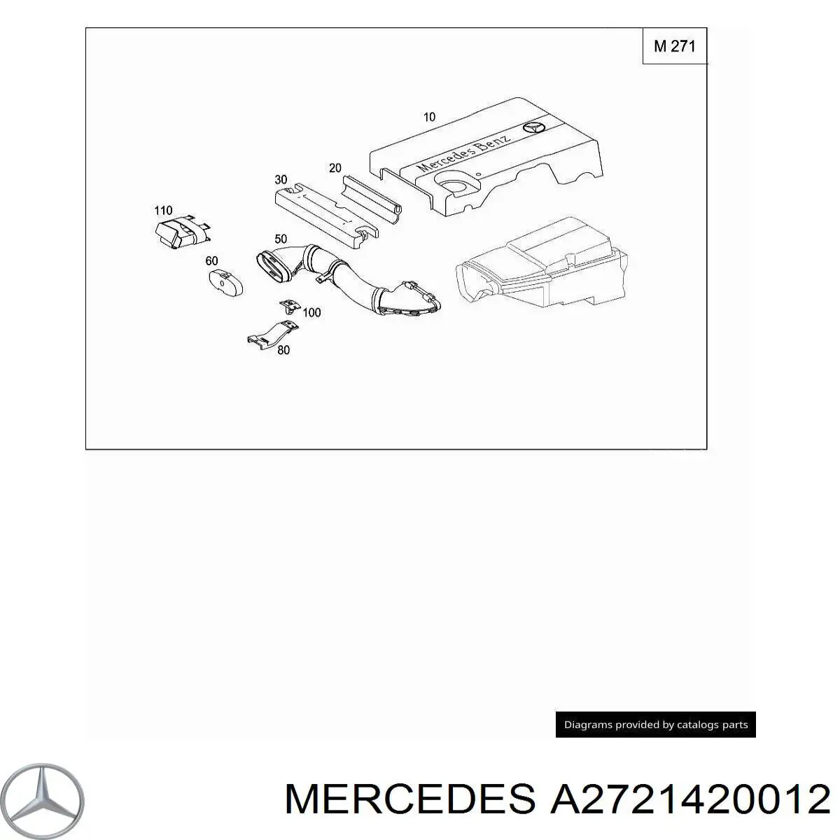  Mercedes A2721420012 ціна, від 6.26 USD