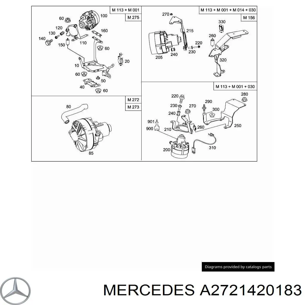  Mercedes A2721420183