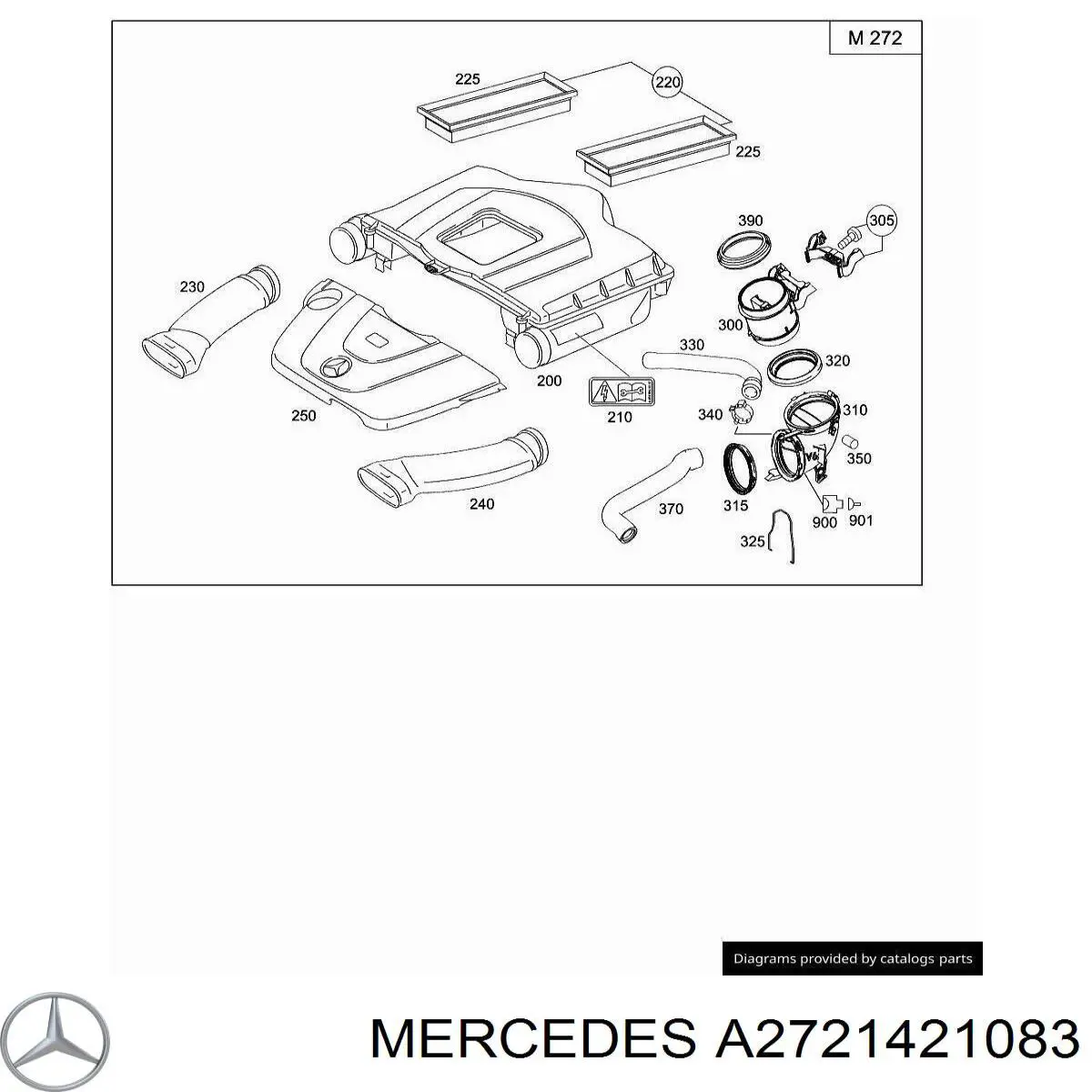 Купити A2721421083 Mercedes 