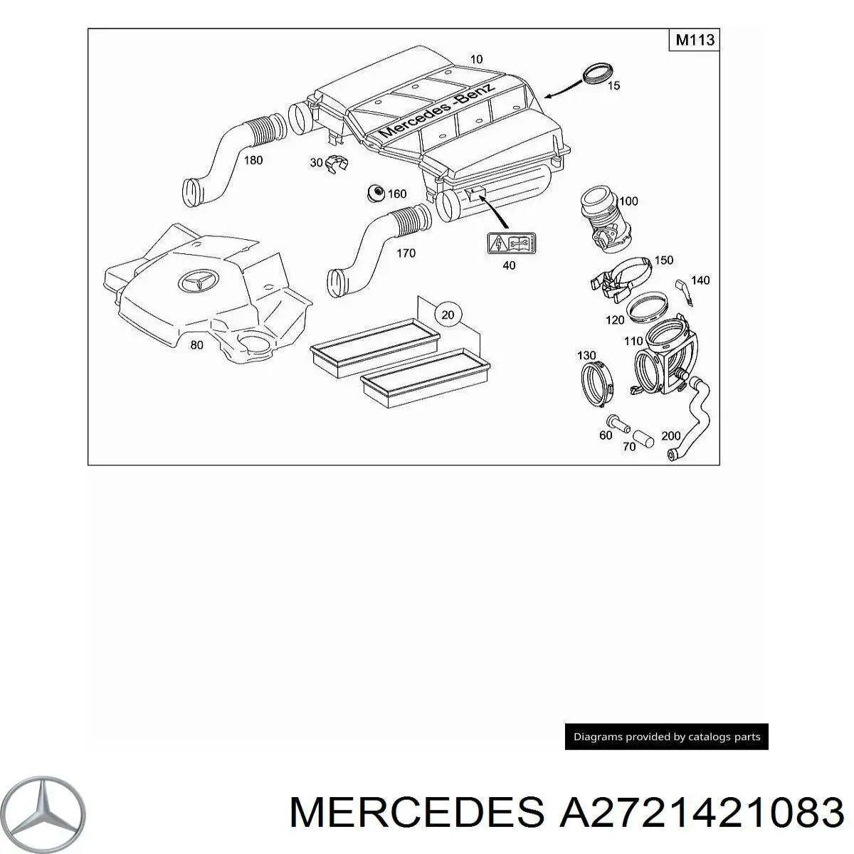A2721421083 Mercedes 
