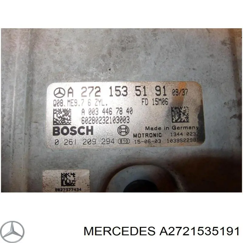  A2721535191 Mercedes