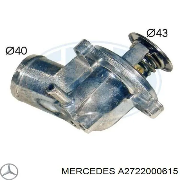 Термостат в зборі Mercedes A2722000615