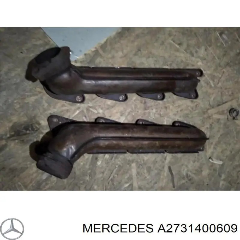 Колектор випускний, правий Mercedes A2731400609 ціна, від 27.78 USD