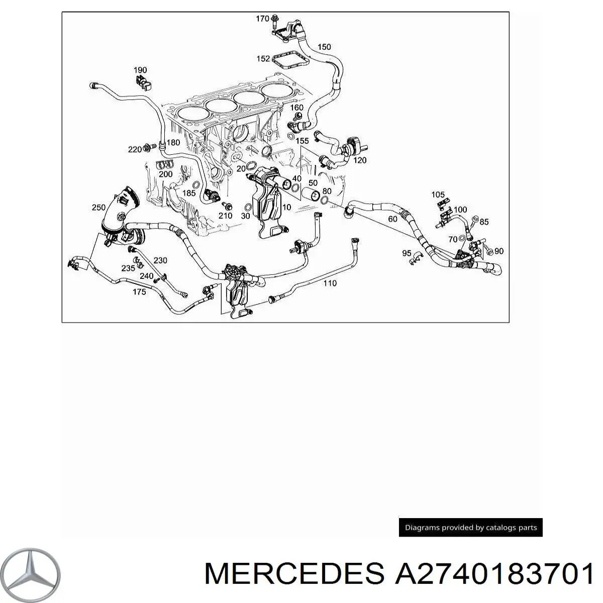 A2740183701 Mercedes 
