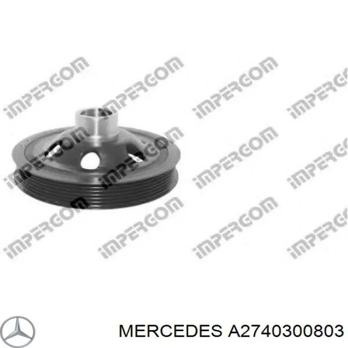 Купити A2740300803 Mercedes Шків колінчастого вала