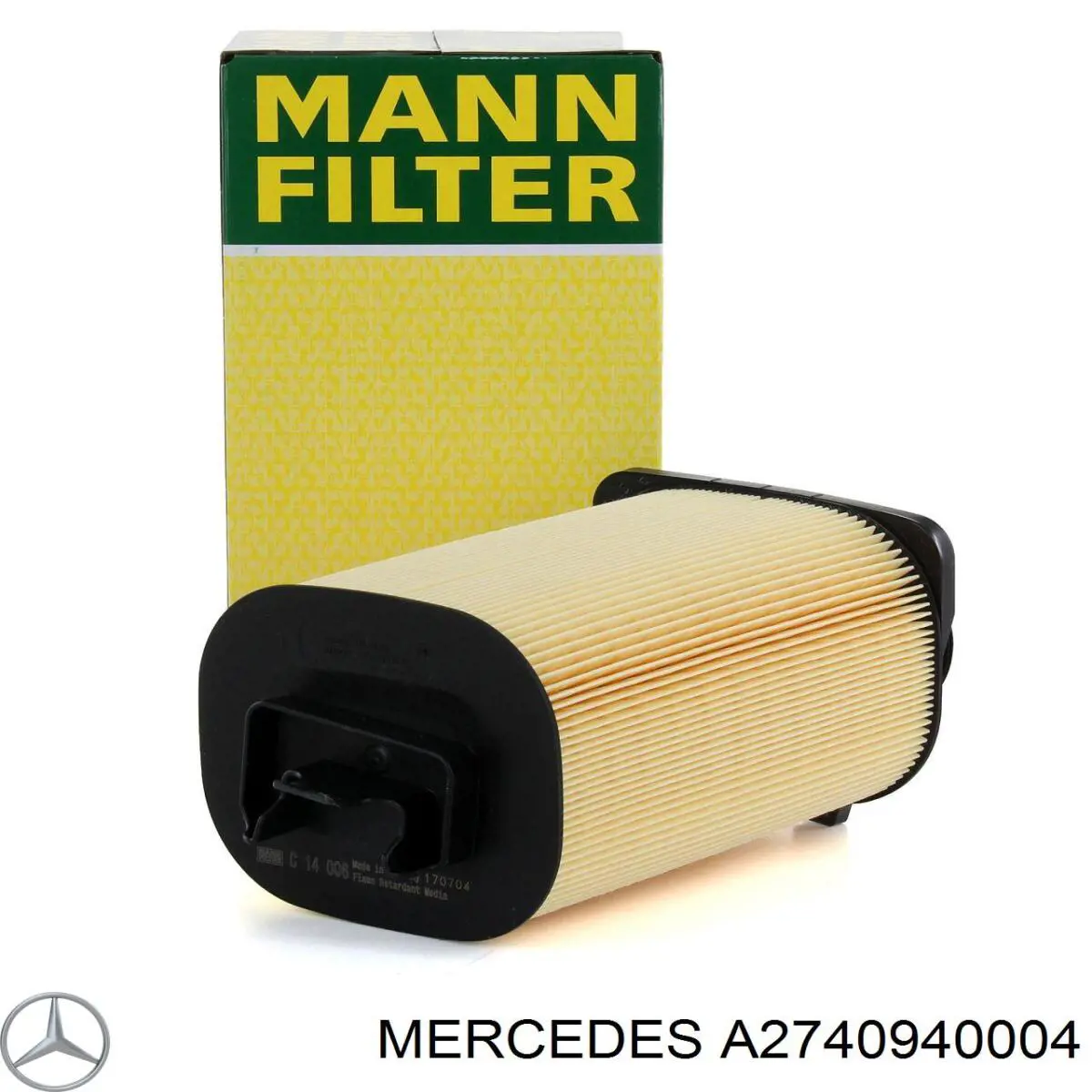 Елемент повітряного фільтра Mercedes A2740940004 ціна, від 26.41 USD