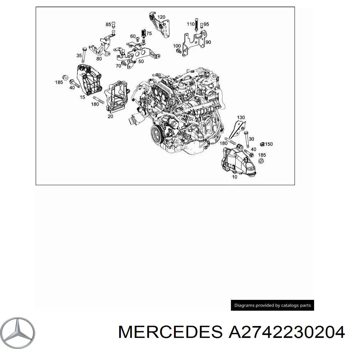 Купити A2742230204 Mercedes 
