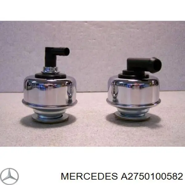 A2750100582 Mercedes патрубок вентиляції картера, масловіддільника