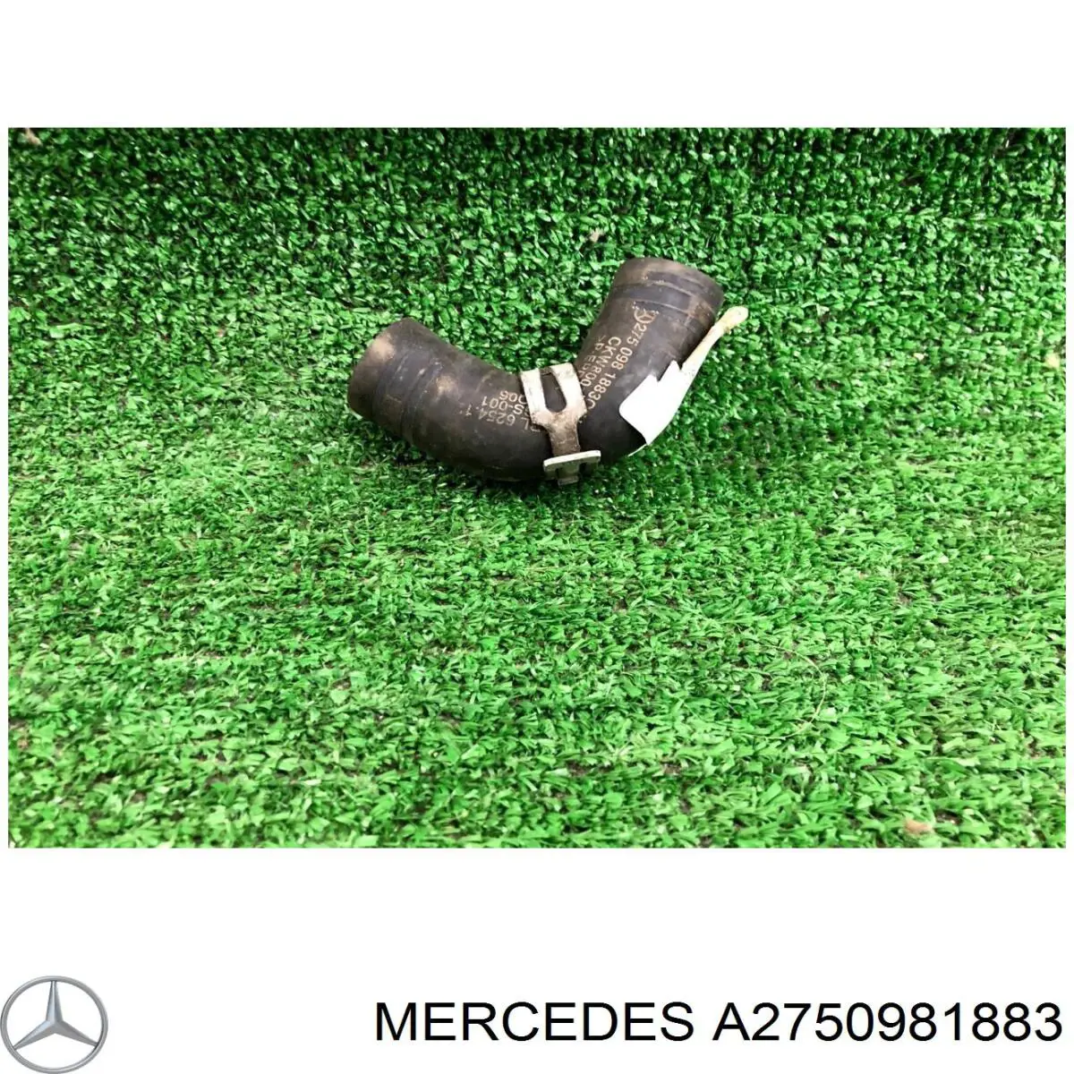 A2750981883 Mercedes патрубок вентиляції картера, масловіддільника
